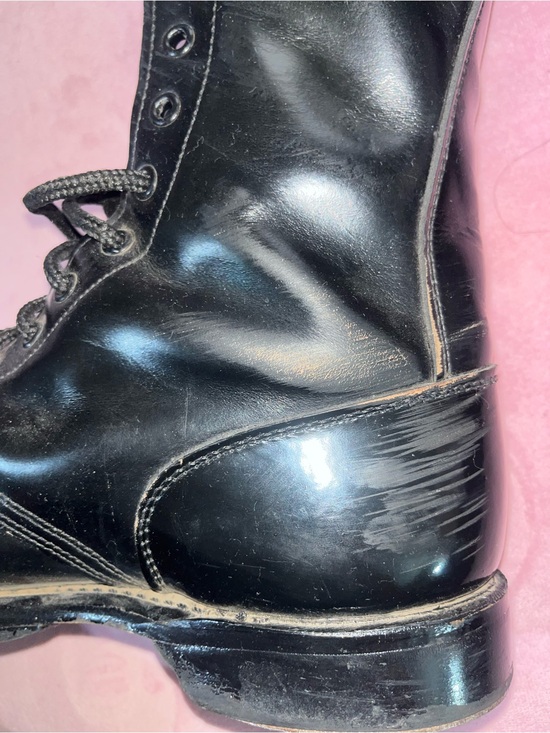Double H Paratrooper HH Horseshoe Metal Heel Plate Lace Up Leather Combat Boots main image 5